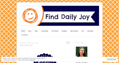 Desktop Screenshot of finddailyjoy.com
